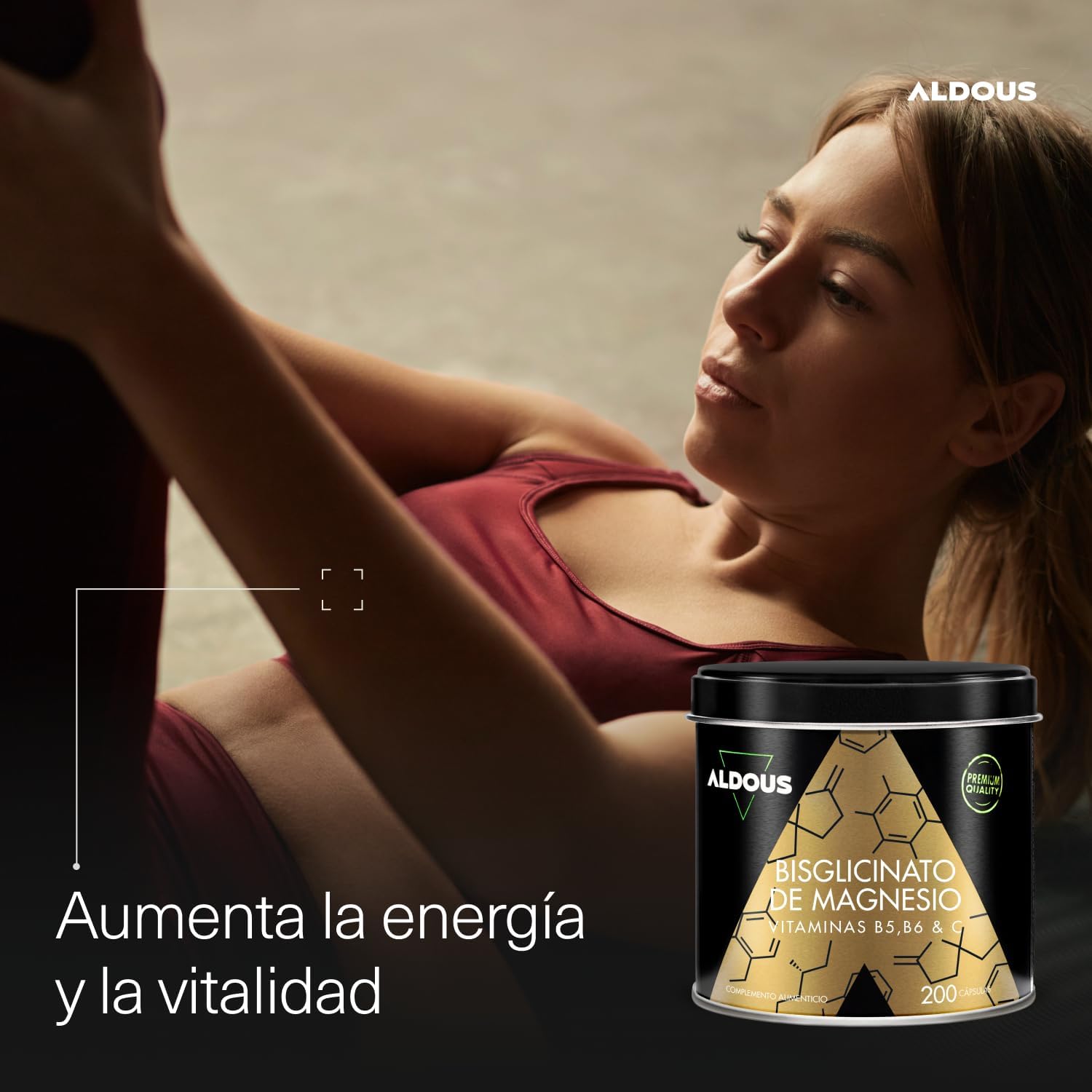 Thumbnail 6 de Magnesio Bisglicinato -200 Cápsulas- Vitamina C de Aldous Bio