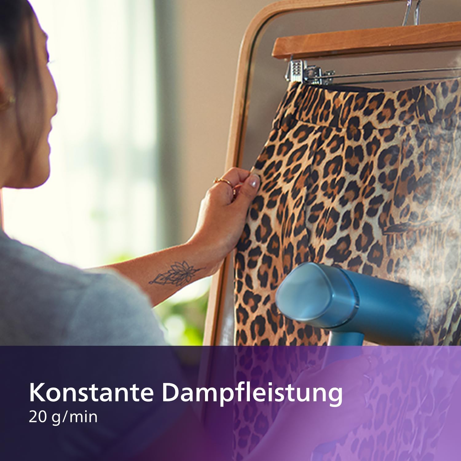 Thumbnail 3 de Philips 3000-Serie Tragbarer Dampfglätter STH3000/20 – 1000 W, kompakt und faltbar