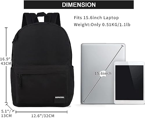 Detalle 2 de SUPACOOL Lightweight Casual Backpack for Men and Women