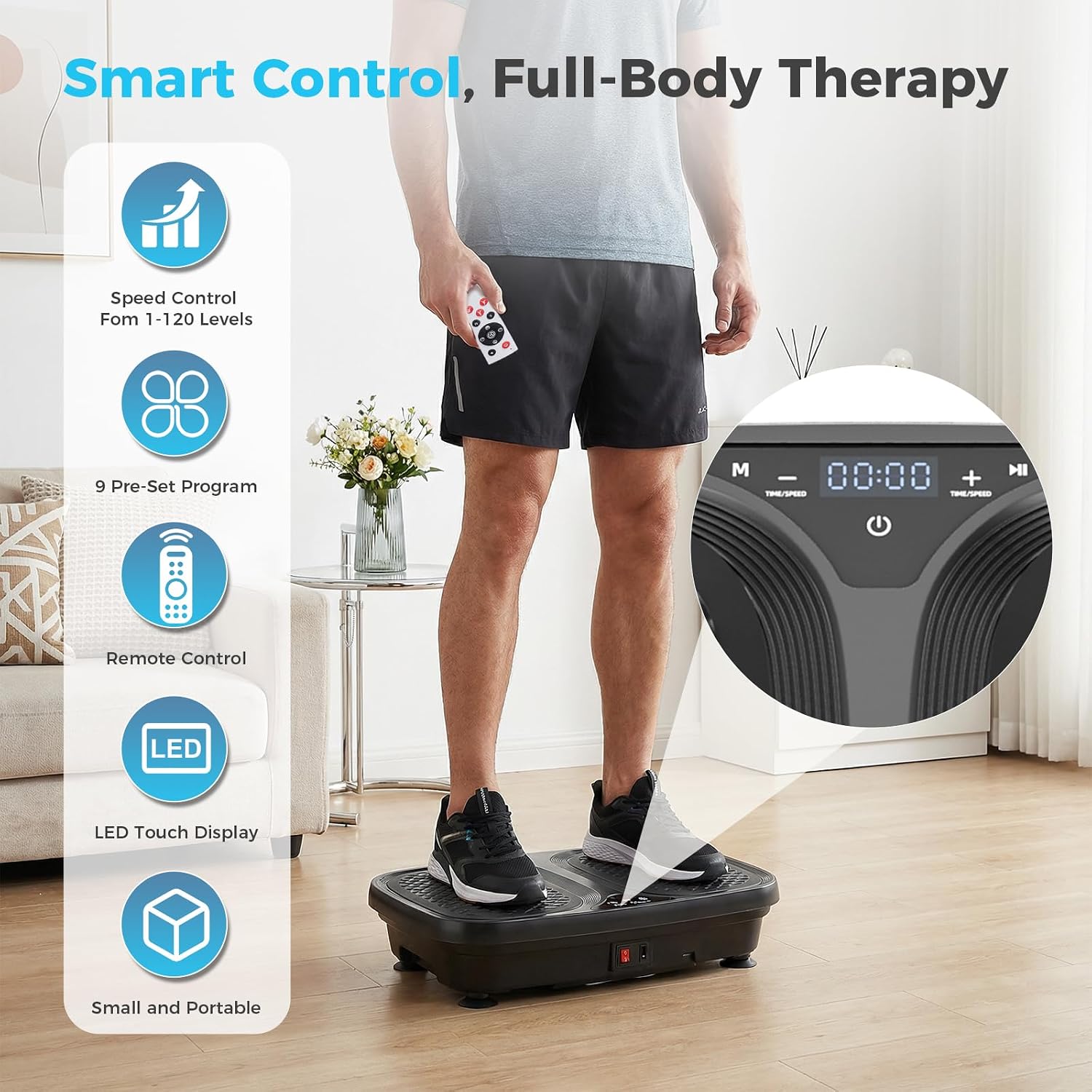 Detalle 2 de DUMOS Vibration Plate 280 lb Capacity
