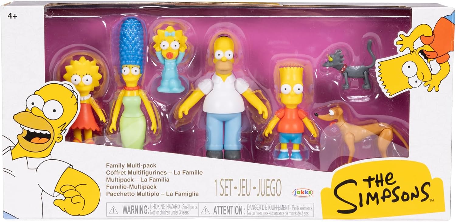 Thumbnail 5 de Die Simpsons 6 cm Actionfiguren im Multipack – kompakte Sammlerfiguren im Multipack