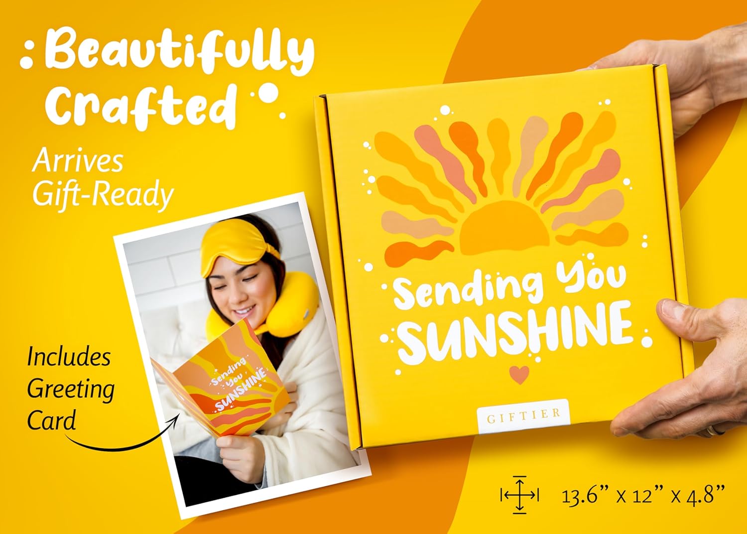 Thumbnail 5 de Sunshine Box Care Package Memory Foam Pillow