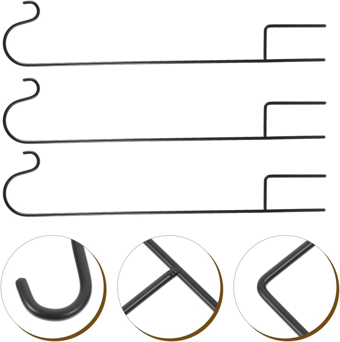 Detalle 1 de Milisten Shepherd Hook 16.54in Garden Hooks