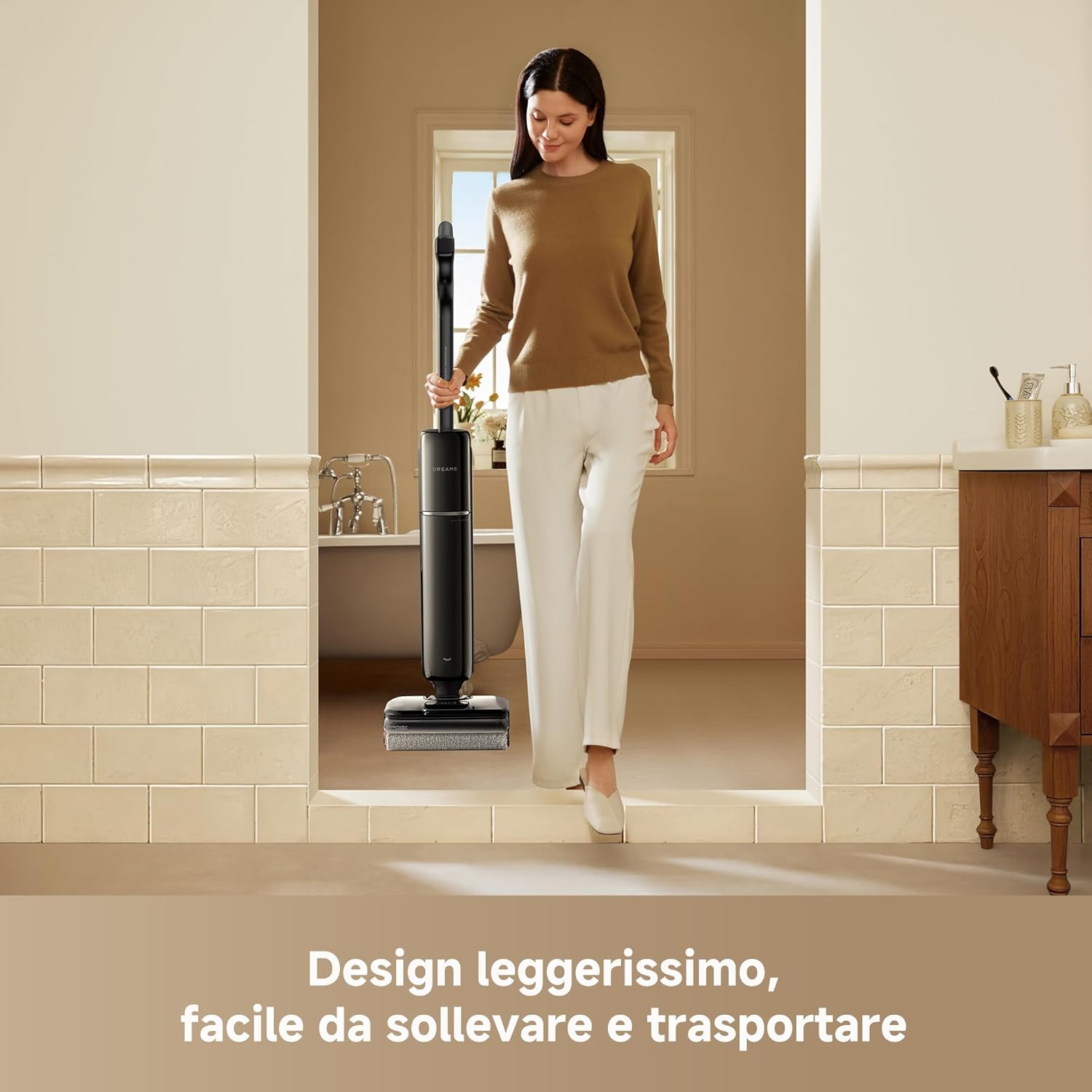 Thumbnail 5 de DREAME T12 Pro-A: Aspirapolvere Lavapavimenti ultrasottile 9,85 cm, 25 kPa, lavaggio e asciugatura a 95°C