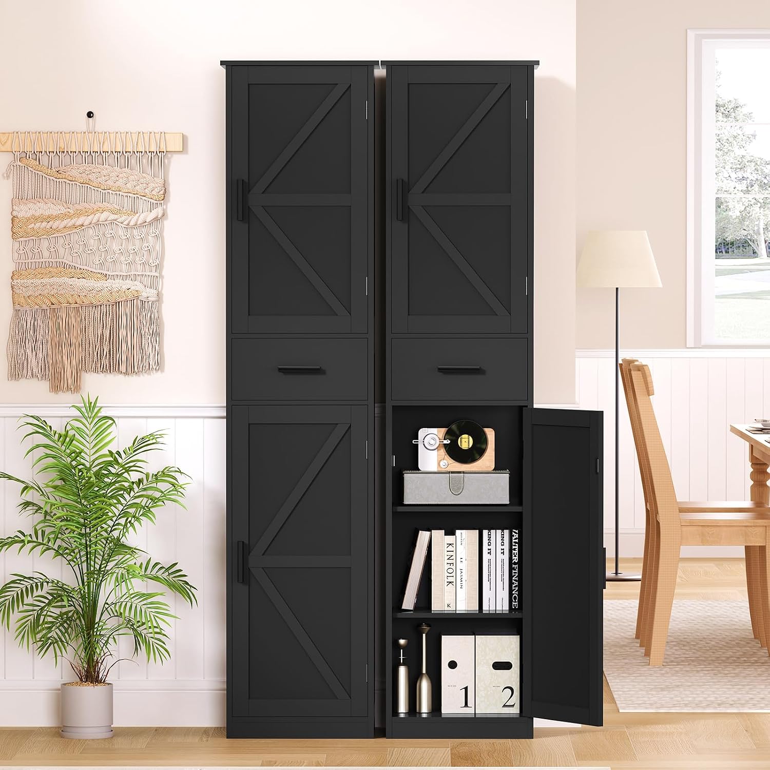 Thumbnail 6 de TEENFON Tall Bathroom Storage Cabinet, 6 Shelves