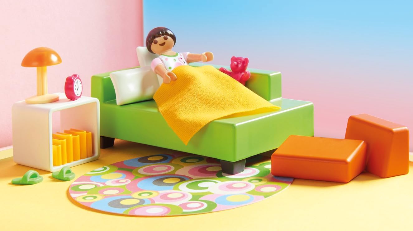 Detalle de PLAYMOBIL Dollhouse 70209 Jugendzimmer mit Mädchenfigur und Zubehör (ab 4 Jahren)