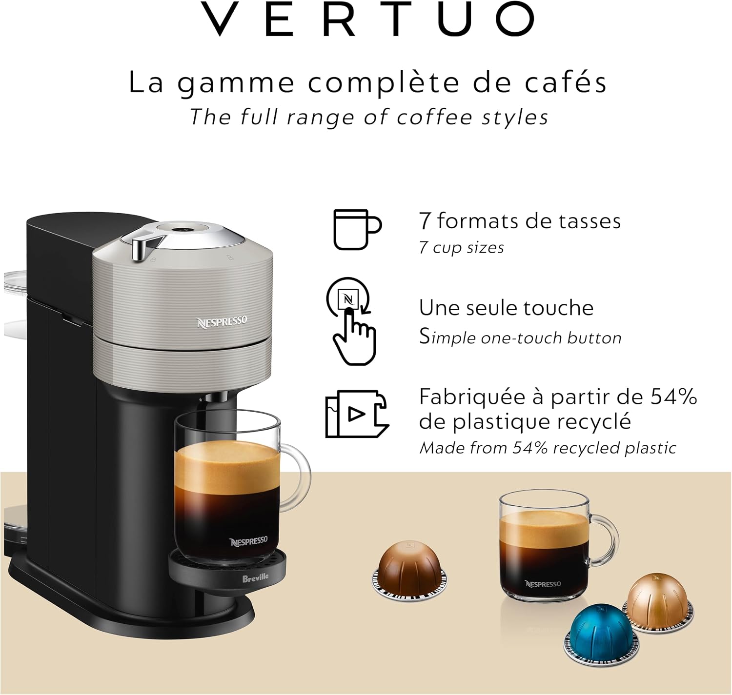 Thumbnail 2 de Nespresso Coffee and Espresso Maker Vertuo Next