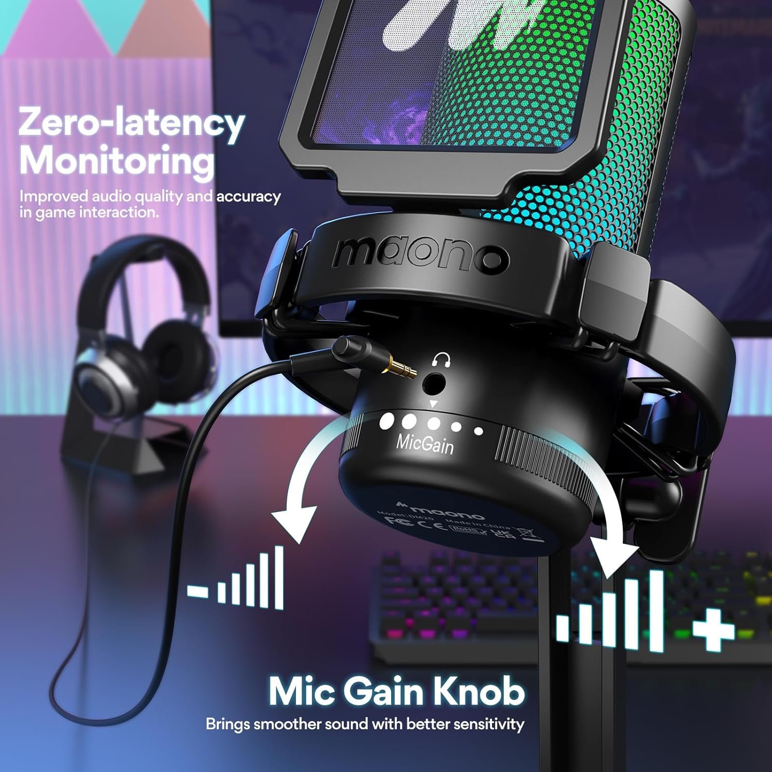 Thumbnail 4 de MAONO USB Microphone for PC DGM20