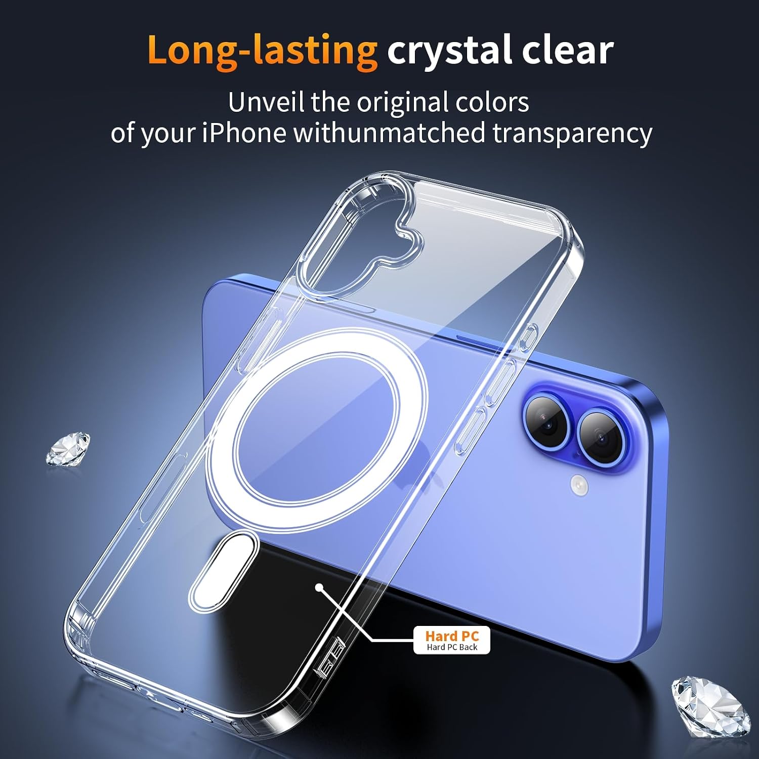 Thumbnail 5 de YNMEacc iPhone 16 6.1-inch magnetic case with protectors