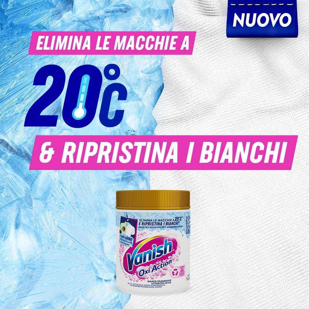 Thumbnail 3 de Vanish Oxi Action Multipower Polvere Bianco Splendente 1 kg – smacchiatore per capi bianchi senza candeggina