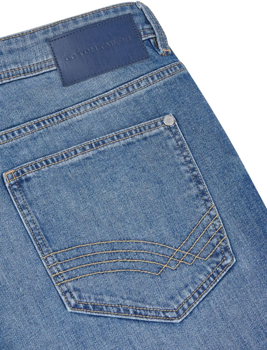 Detalle 2 de TOM TAILOR Herren Stretch Regular Slim Fit „Josh“ Jeanshose in Blau