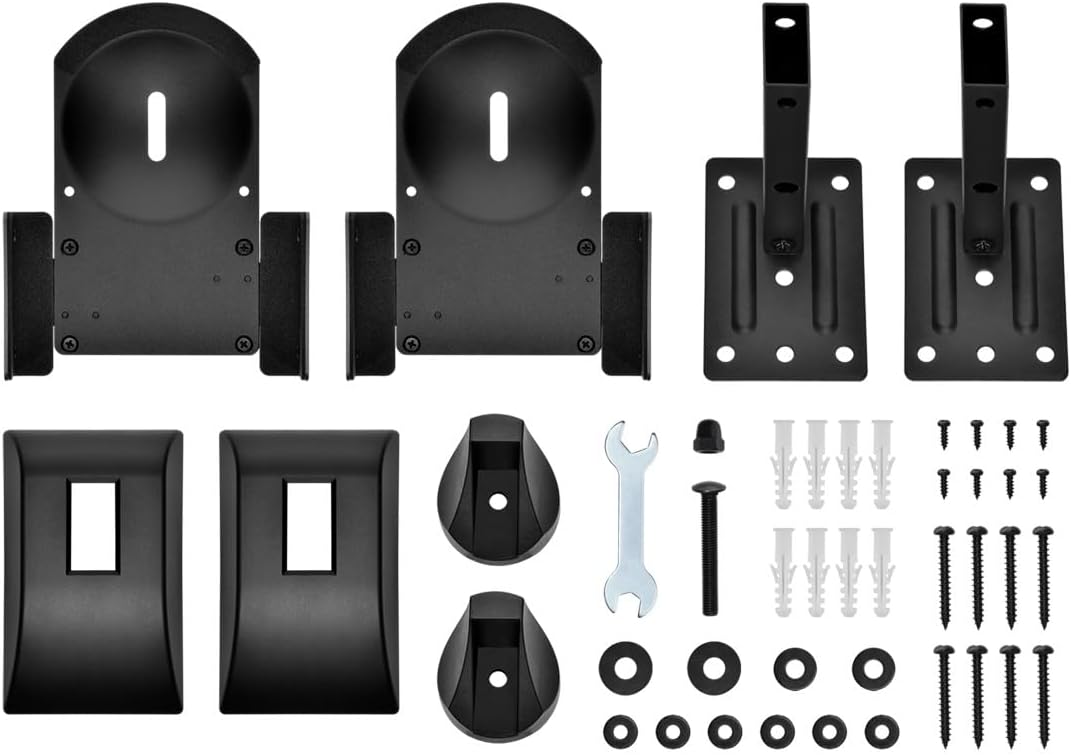Detalle 1 de Monoprice Bookshelf Speaker Wall Mounts, 55-Pound Capacity