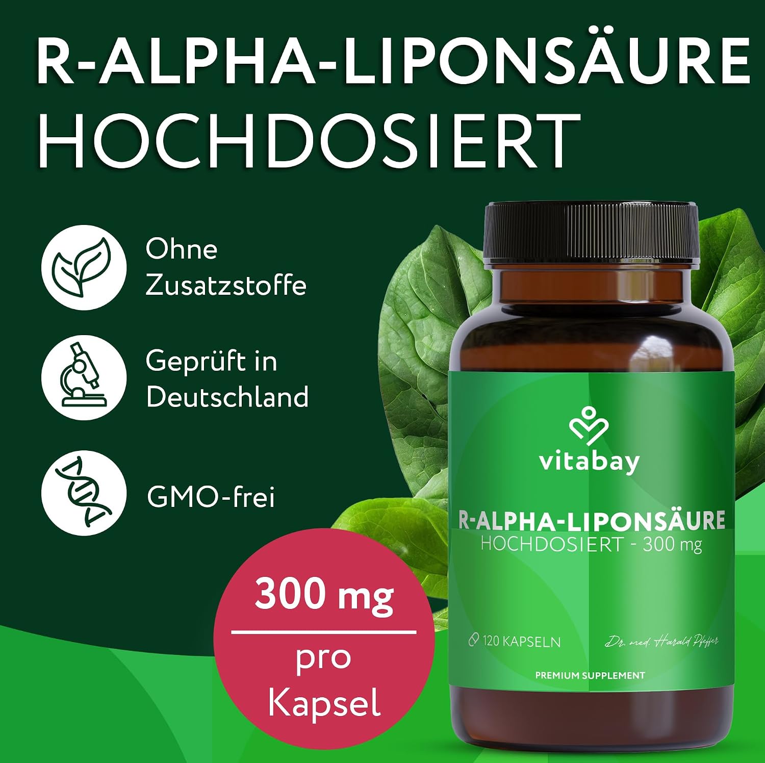 Detalle de Vitabay R-Alpha Liponsäure 300 mg