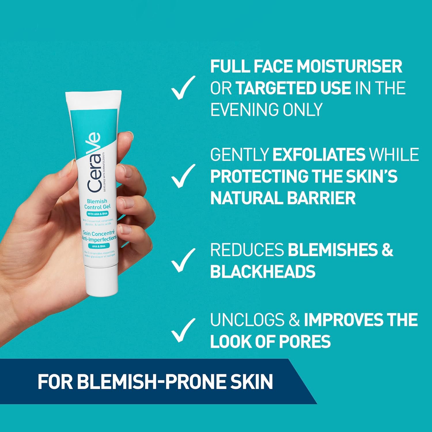 Detalle 2 de CeraVe Blemish Gel Moisturiser 40ml