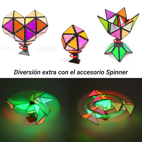 Thumbnail 7 de TOSY Magnet Pyramid Glow: Cubo magnético con 243 imanes y acabado holográfico