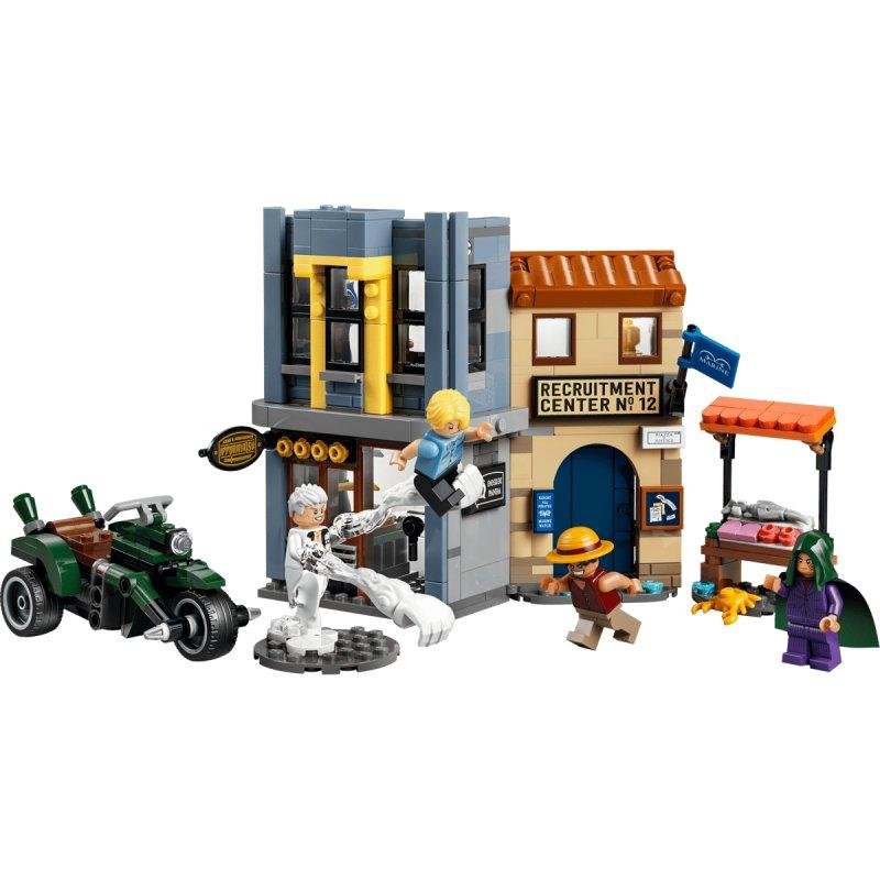 Detalle de LEGO One Piece 75642 Duelo contra el Capitán Smoker — 547 piezas