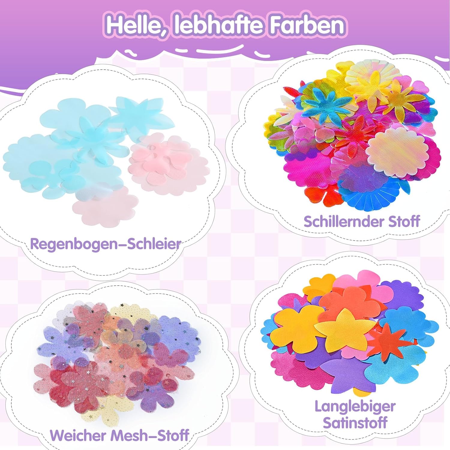 Detalle de BlueSwan Nachfüllset für Blumenpresse mit 108
