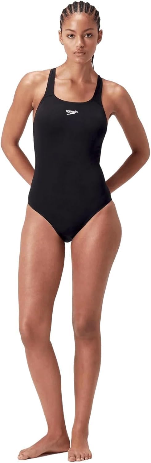 Detalle de Speedo Damen Eco Endurance+ Medalist Badeanzug – athletische Passform, Recyclingmaterial und chlorbeständig