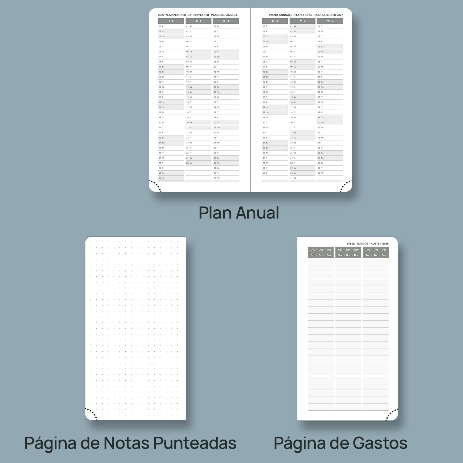 Thumbnail 4 de POPRUN Agenda 2026 Bolsillo 16,5 x 9 cm