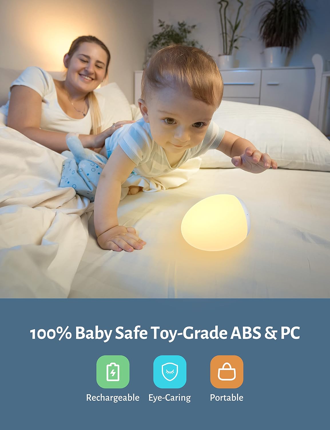 Detalle de JolyWell Kids' Night Light, 7 Colors