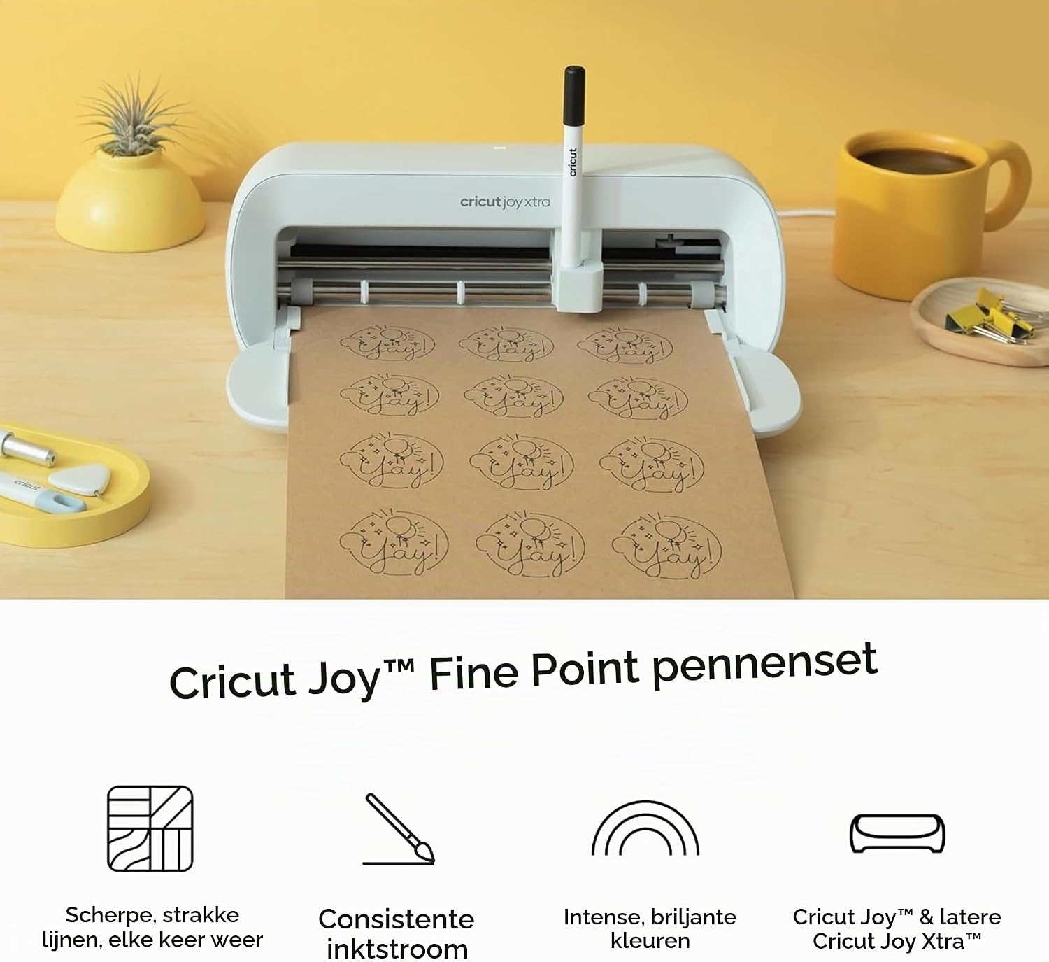 Detalle 2 de Cricut Joy 2012606 fineliners, 0,4 mm, 8 kleuren