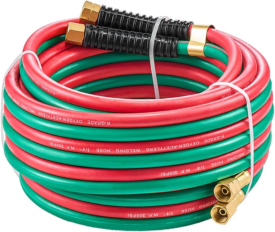 Detalle de VEVOR Oxygen Acetylene Hose 25FT