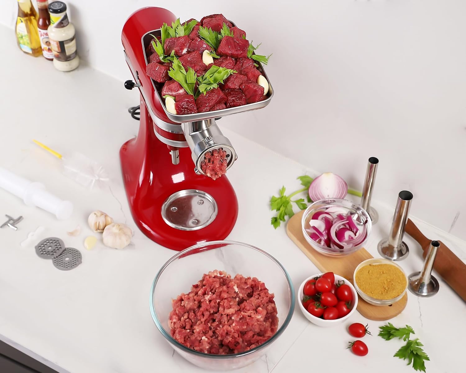 Thumbnail 6 de KINGEAGLE Stainless Steel Food Grinder Attachment