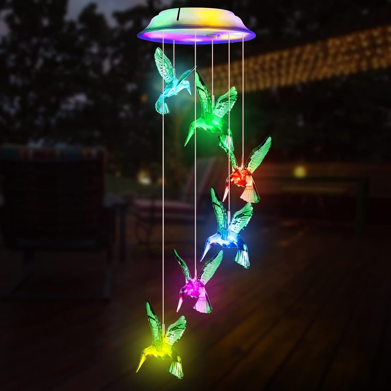 Thumbnail 6 de Fohil Solar wind chime with 12 LEDs