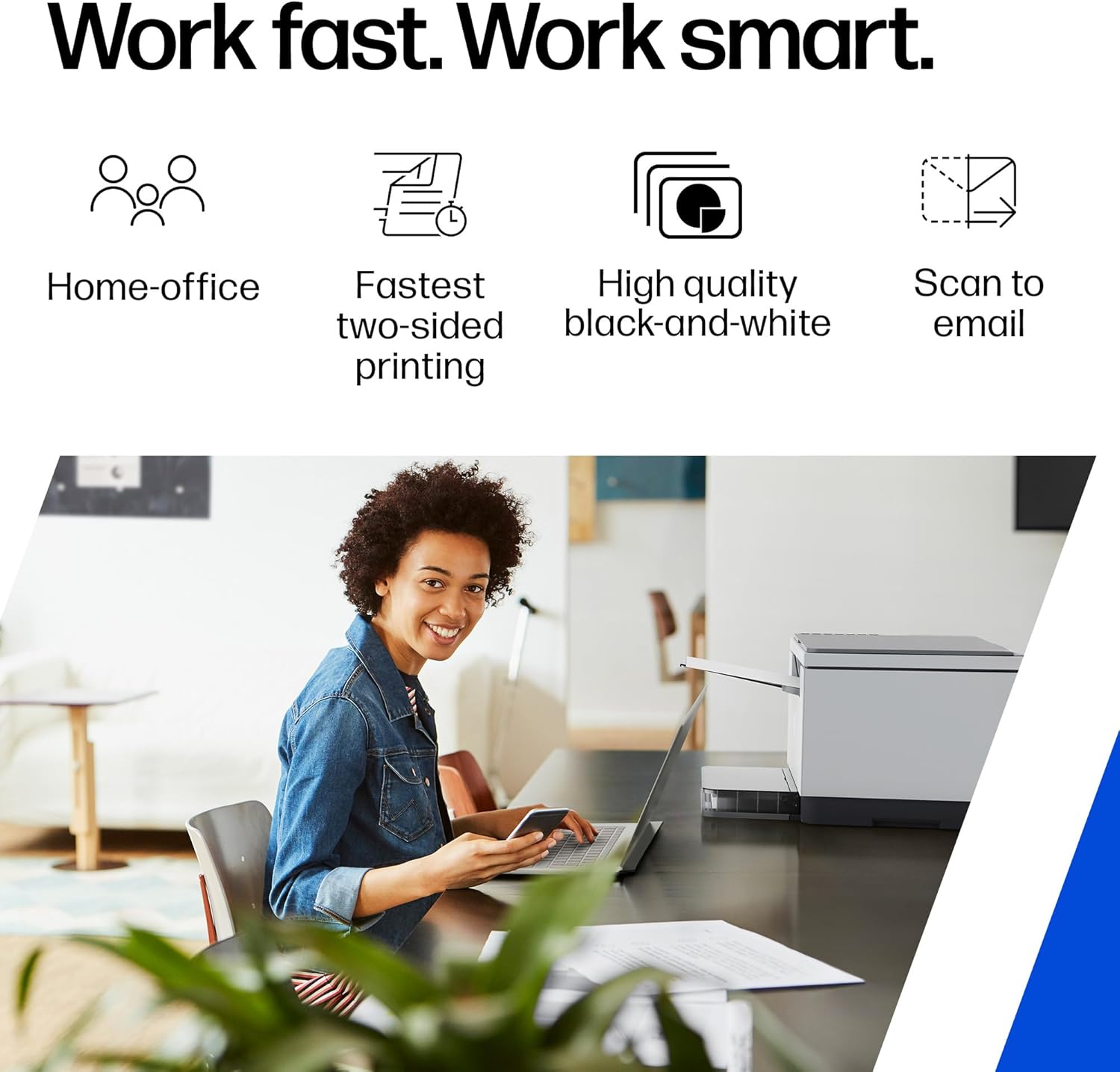 Thumbnail 2 de HP LaserJet M234dw Wireless Black & White Multi-function Printer