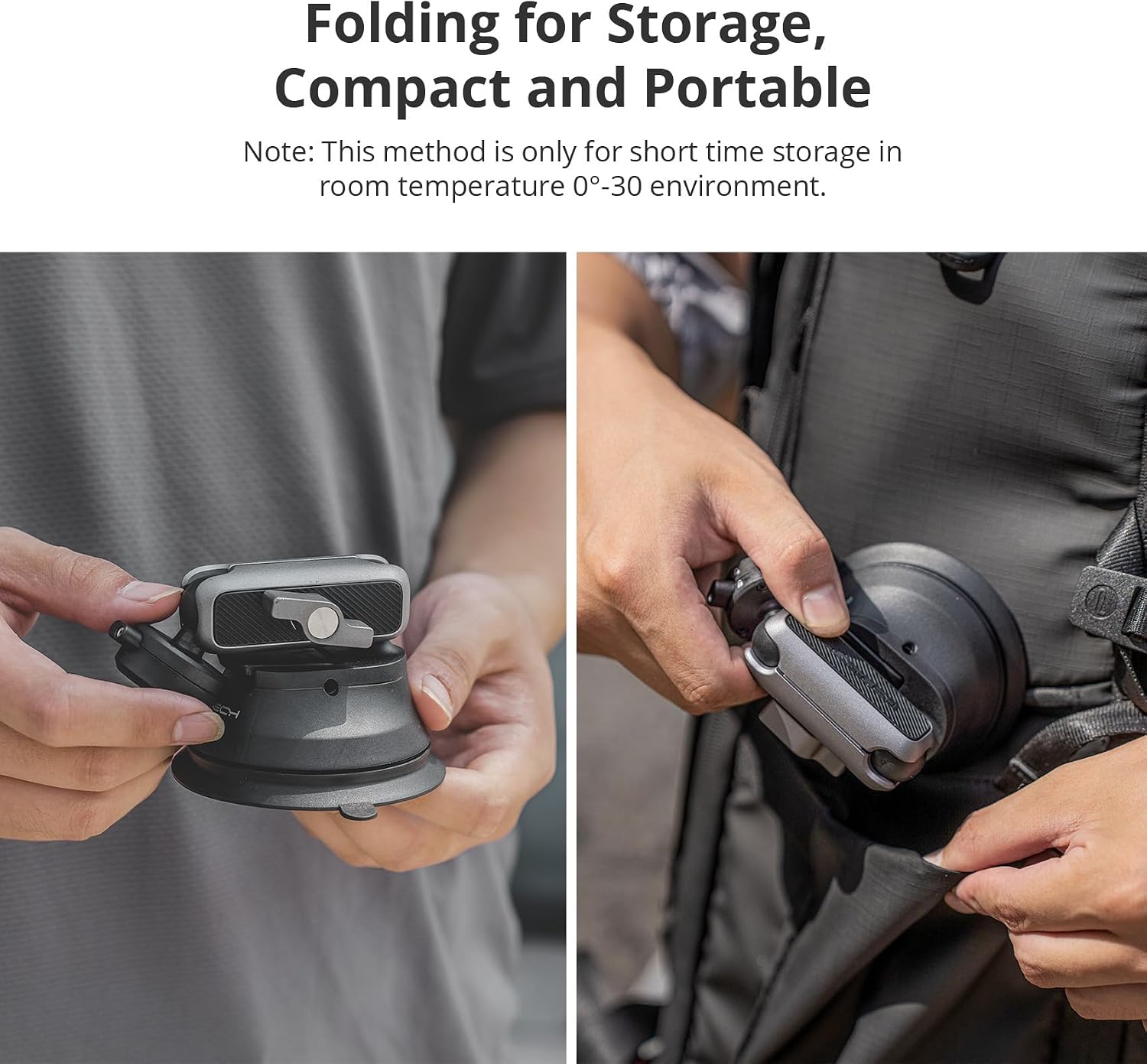 Detalle 2 de PGYTECH CapLock Support à ventouse 360°