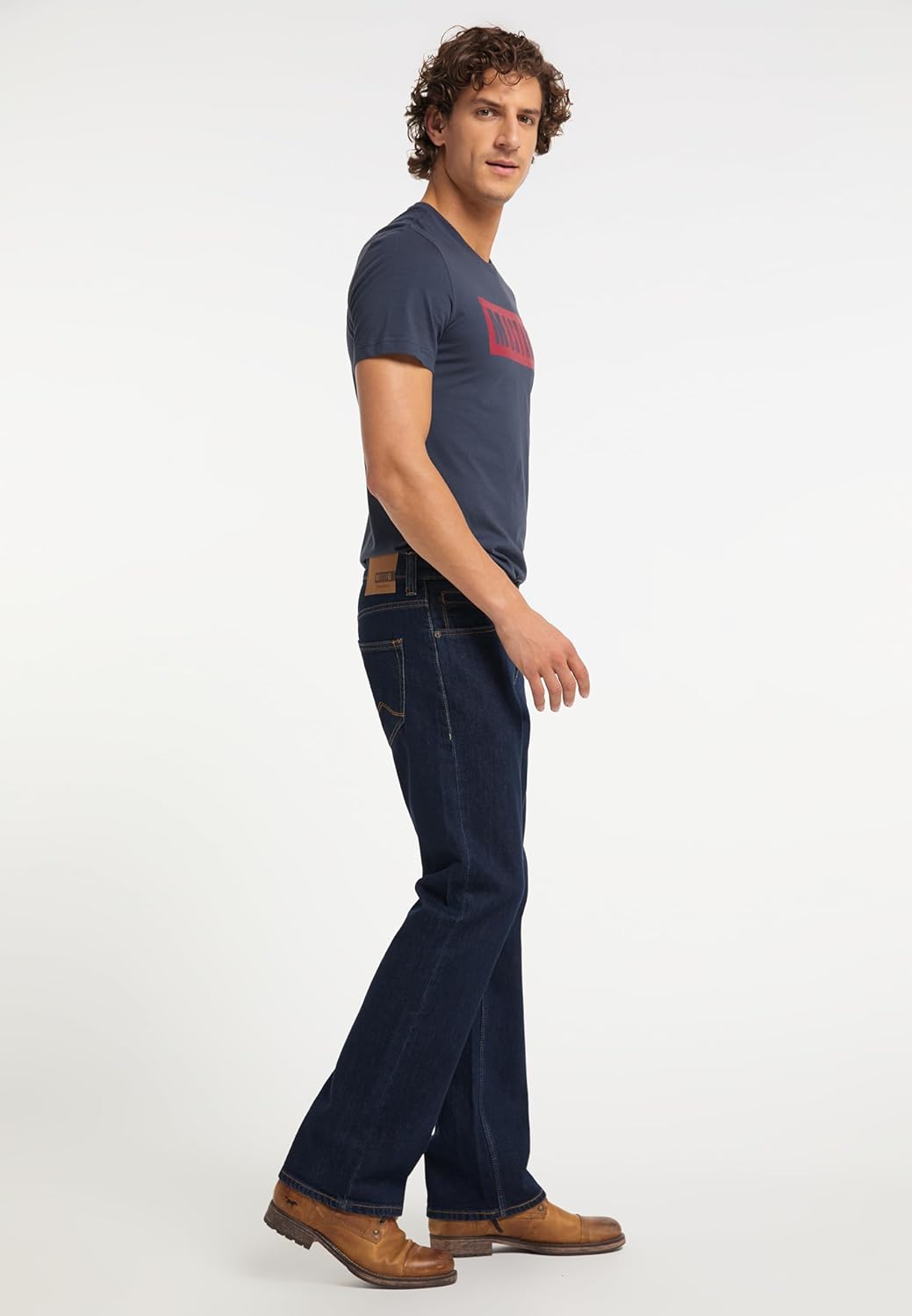 Thumbnail 3 de MUSTANG Jeans Herren Stretch Oregon Bootcut – Bequeme Denim-Hose in Schwarz/Blau