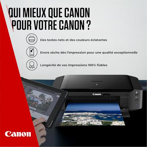 Detalle de Canon PG-575 + CL-576 Fine – Cartouches d'encre originales + Papier Photo (50 feuilles) pour imprimantes PIXMA TS
