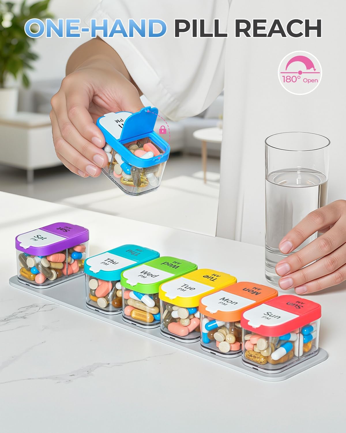 Thumbnail 6 de Odaro 7-Day AM/PM Pill Organizer