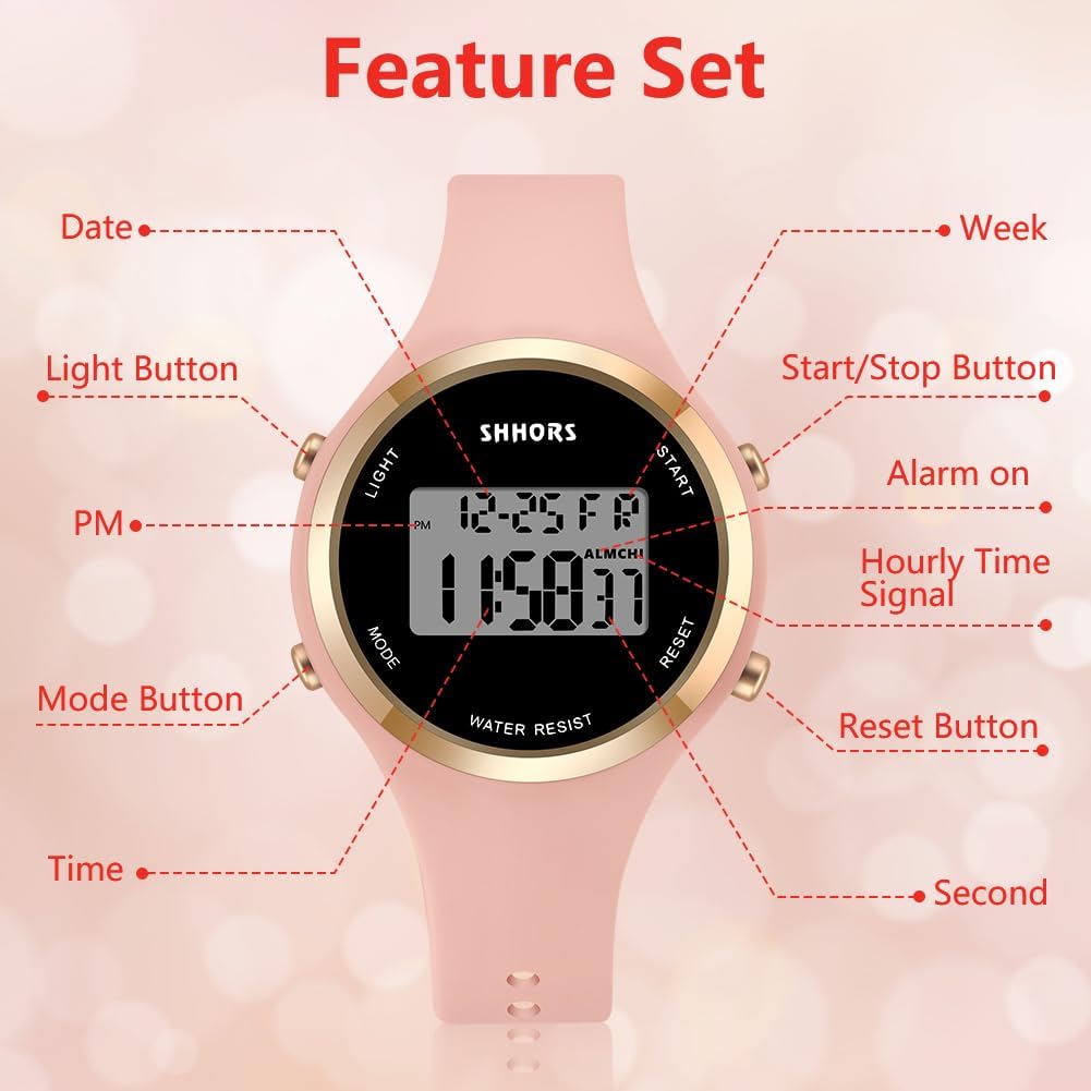 Detalle 2 de OFFCUP Orologio da donna digitale LED