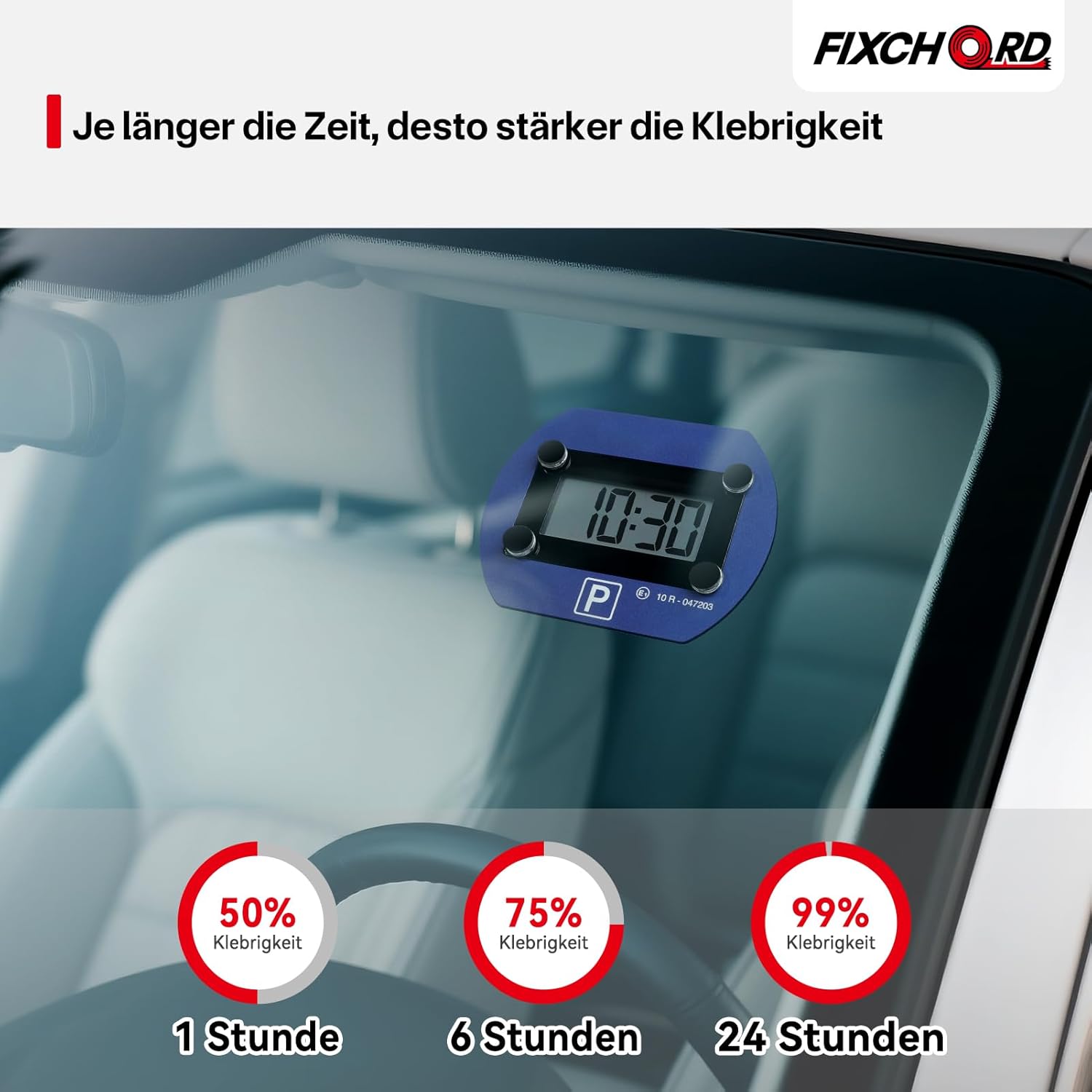 Thumbnail 6 de Elektronische Parkscheibe Klebepads für Needit Park Lite & Co. – 12 Magnet-Ersatz-Klebepads