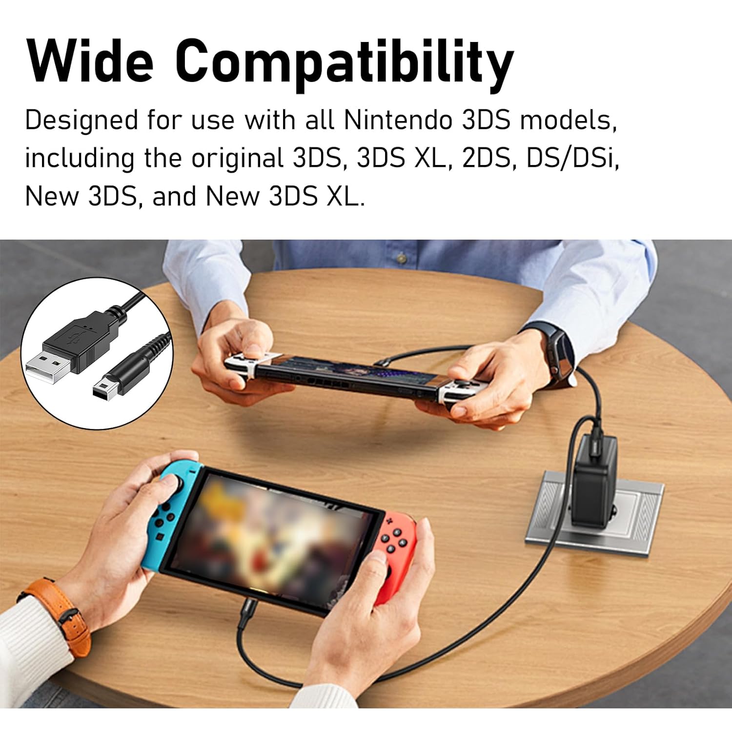 Thumbnail 6 de Nintendo 3DS 1.2m Charging Cable – USB Power Lead for New 3DS, 3DS XL, 2DS, DS/DSi