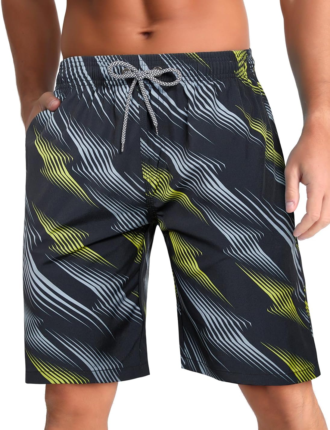 Thumbnail 6 de iCKER Swimming Shorts Men: Quick Dry Board Shorts with Mesh Lining