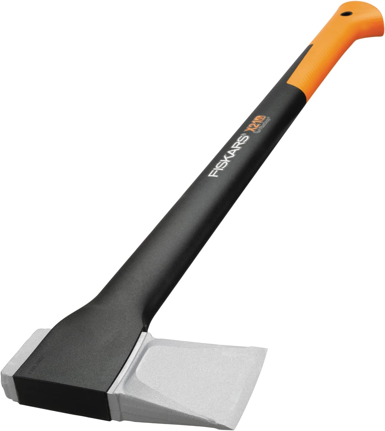 Detalle de Fiskars X21-L klyvyxa, 71 cm med belagt stålblad och skydd