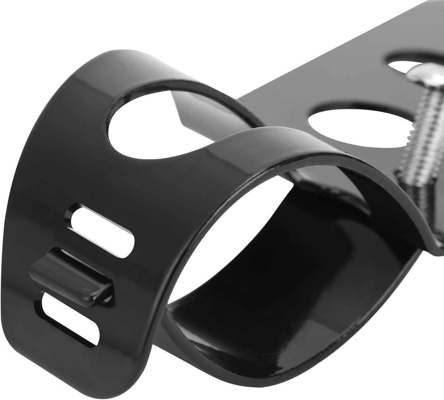 Detalle de OSAN Motorcycle Headlight Mount Brackets 35mm-43mm Fork Ear for Chopper Café Racer (Black)