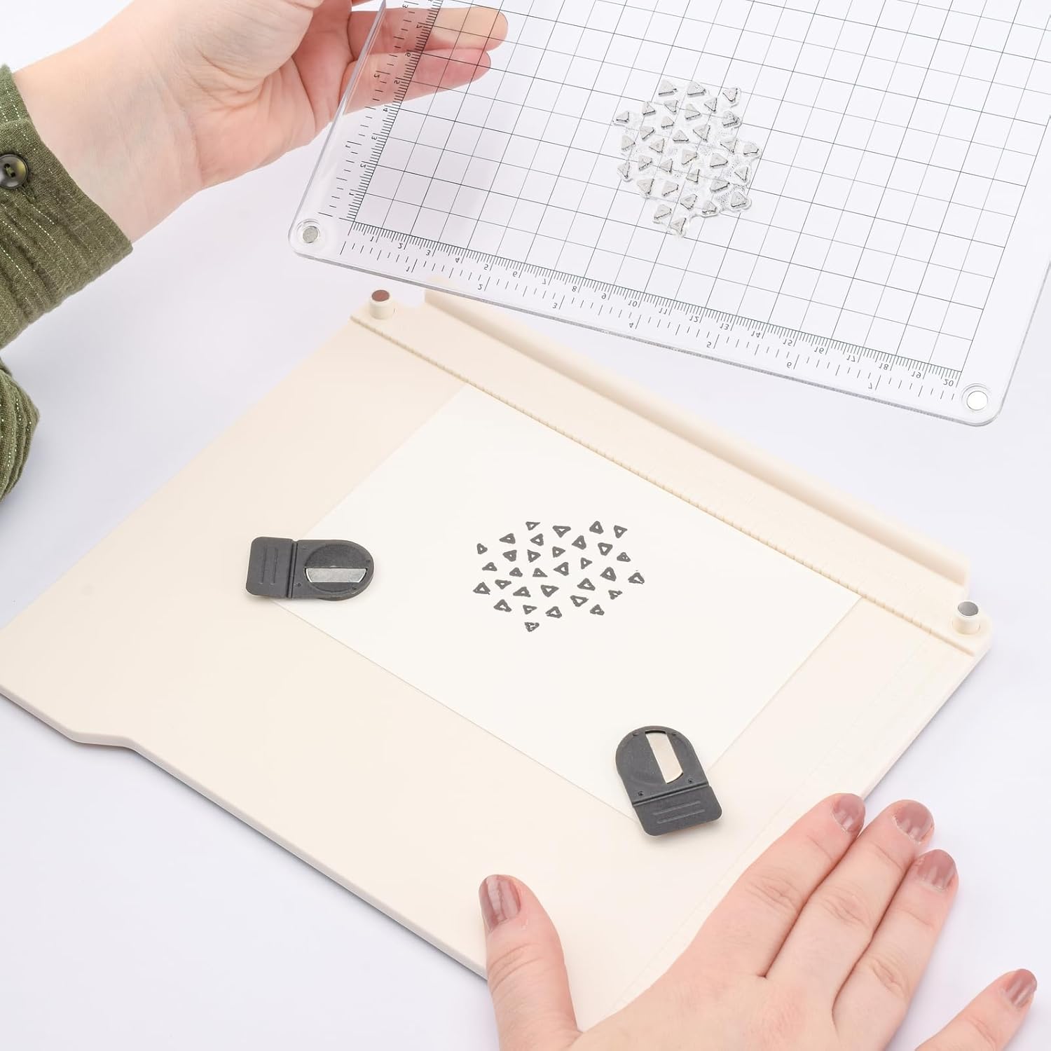 Detalle 2 de Vaessen Creative Stamp Easy+ Presse Couvercle Amovible pour Tamponner — 22 x 16,6 cm