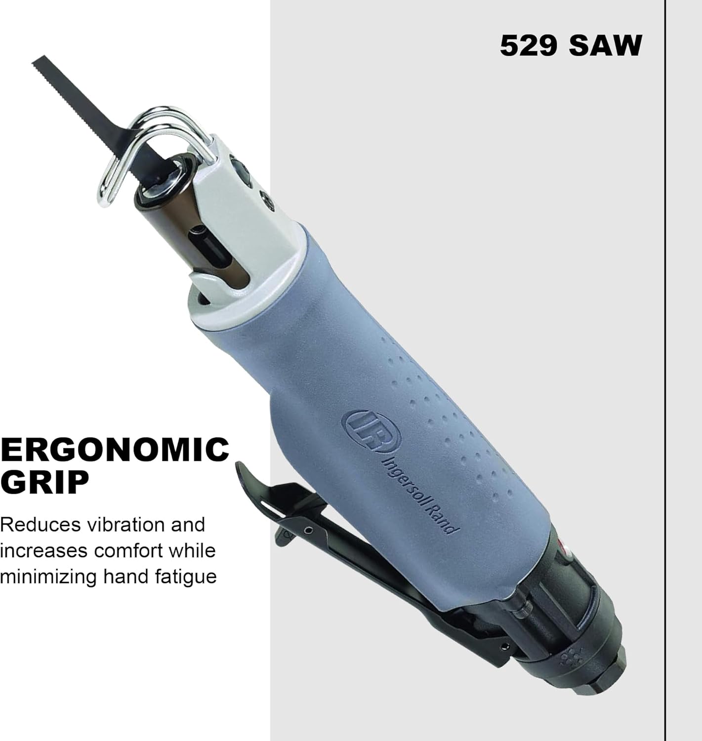 Detalle de Ingersoll-Rand Sega Alternativa, 529 – Sega a 6 lame con mandrino a 360° e design ergonomico per tagli su superfici piane e curve