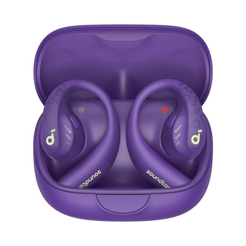 Thumbnail 1 de Soundcore AeroFit Pro: Auriculares inalámbricos ANC con Bluetooth 5.3 y micrófono, púrpura