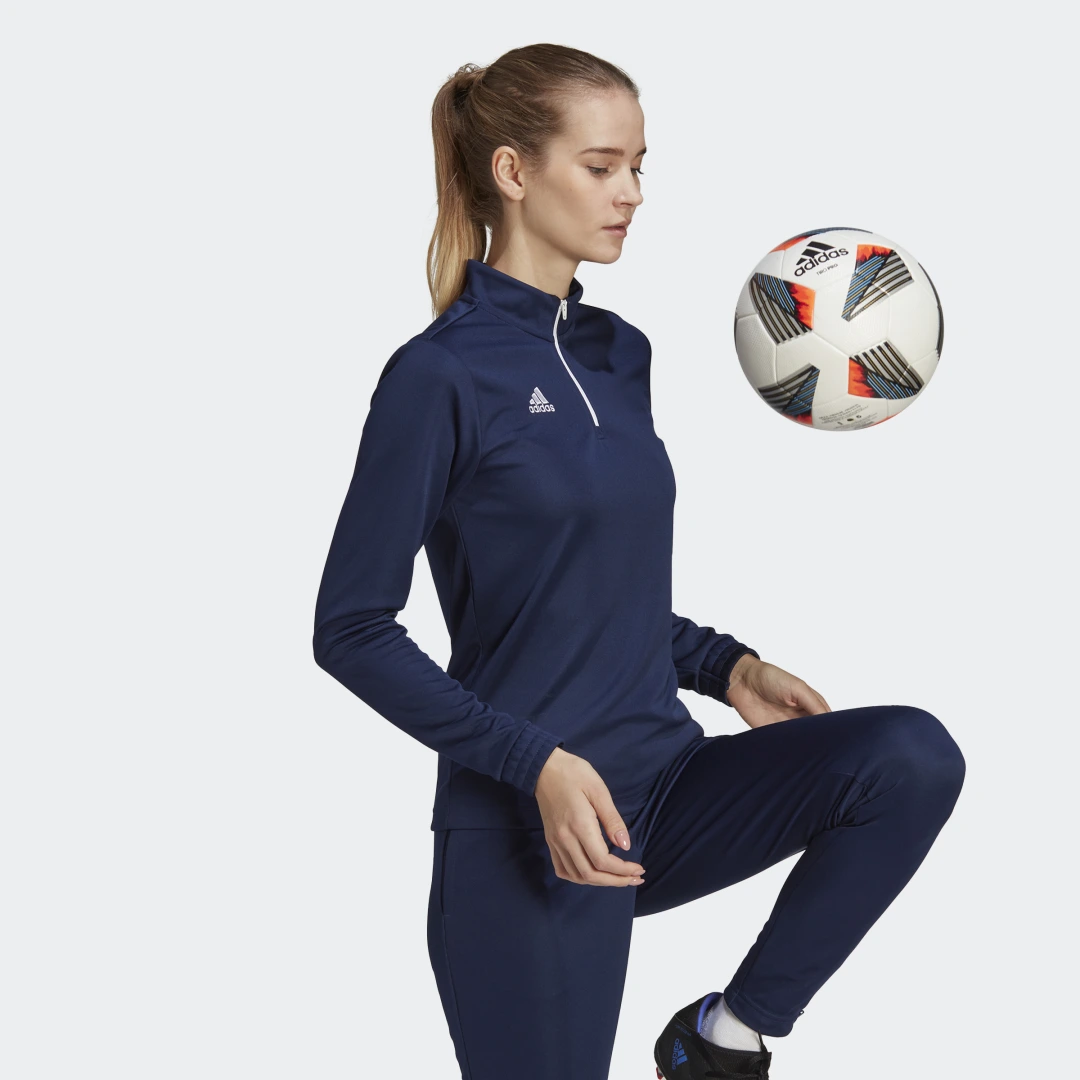 Detalle de Sudadera entrenamiento Entrada 22 de Adidas – color Azul