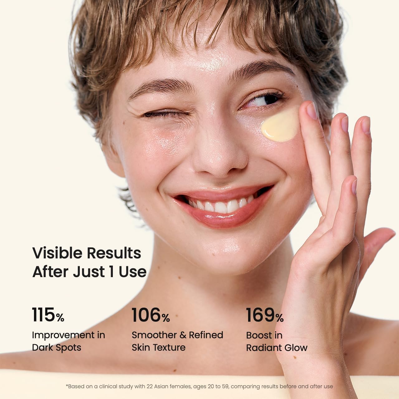 Detalle de BIODANCE Radiant Vita Niacinamide Cream – Crème éclaircissante et hydratante pour le visage (50 ml)