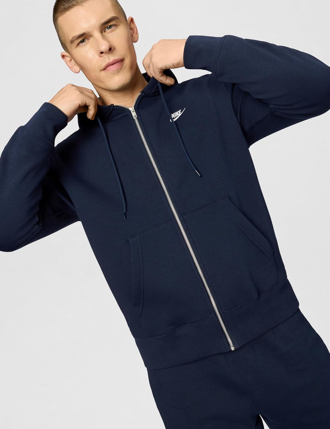 Detalle 2 de Nike FN3861-451 bluza uniseks z kapturem, rozpinana