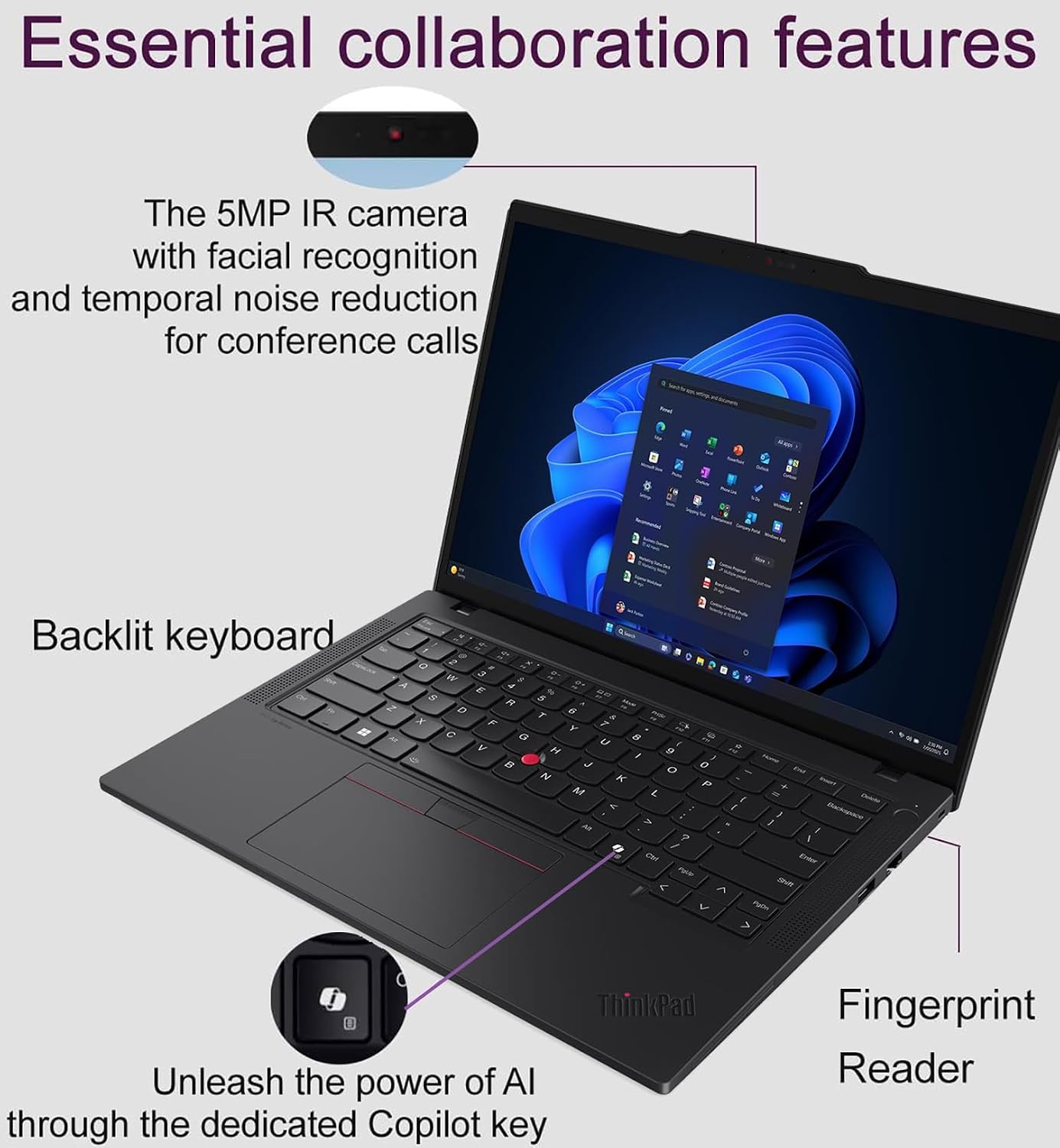 Detalle 1 de Lenovo ThinkPad T14 Gen 6 laptop