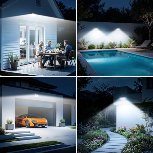 Thumbnail 6 de Giliwosy Luz Solar Exterior 3 Modos Focos LED (4-Pack) con Sensor de Movimiento, IP65, 1200mAh