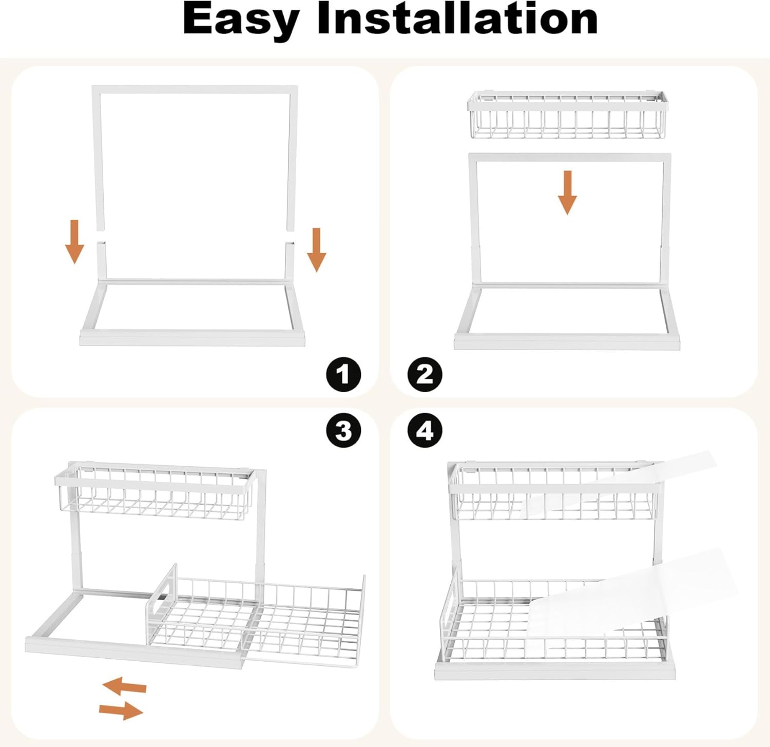 Thumbnail 6 de REALINN Under-Sink Organizer 14.2x10.6x11 in