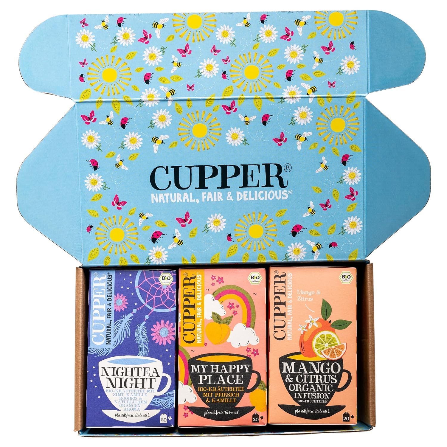 Detalle de Cupper Bio Tee Set Neuheiten 60 Beutel đ”