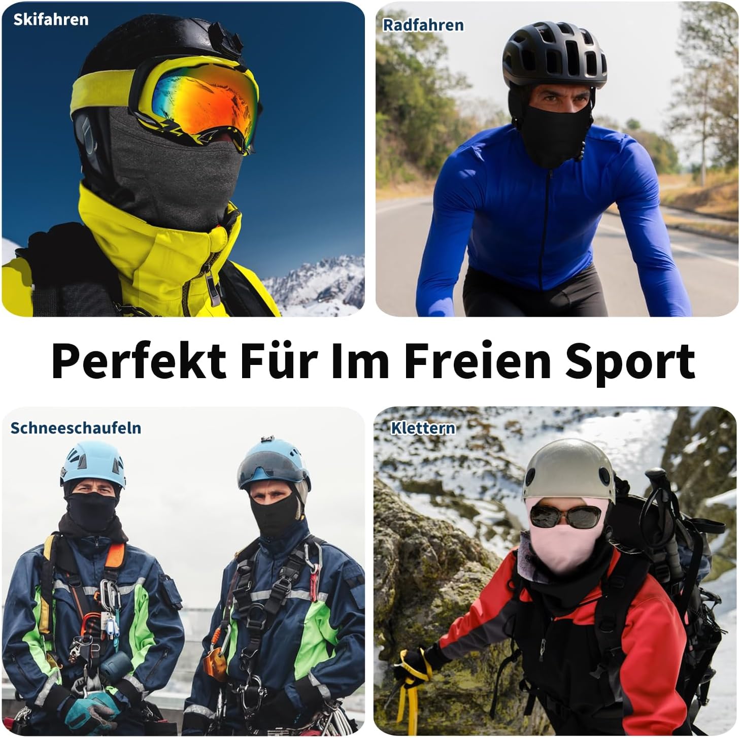 Thumbnail 6 de Blicount Sturmhaube Winter Balaclava – winddicht, warm und atmungsaktiv für Freizeit & Outdoor